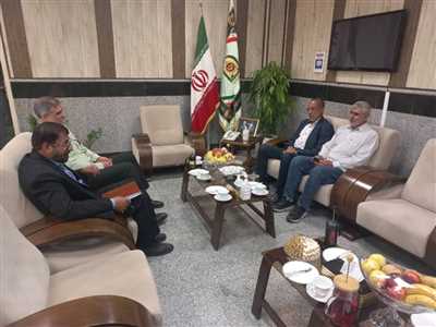 دیدار با سردار سرتیپ جاویدان فرمانده محترم انتظامی استان هرمزگان