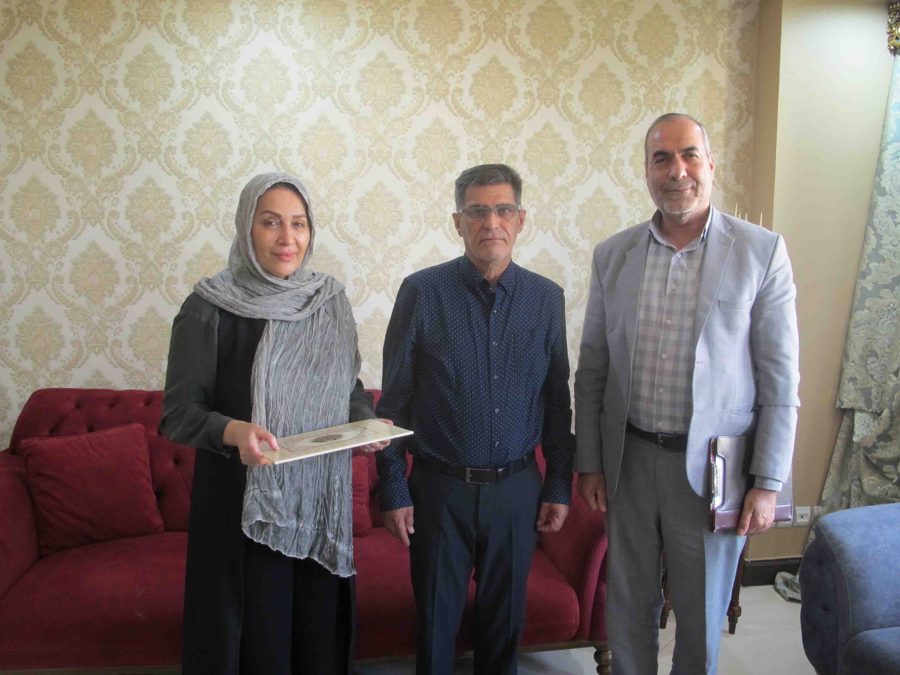 دیدار رئیس کانون بازنشستگان استان مرکزی با ۵ نفر از پیشکسوتان شهرستان اراک