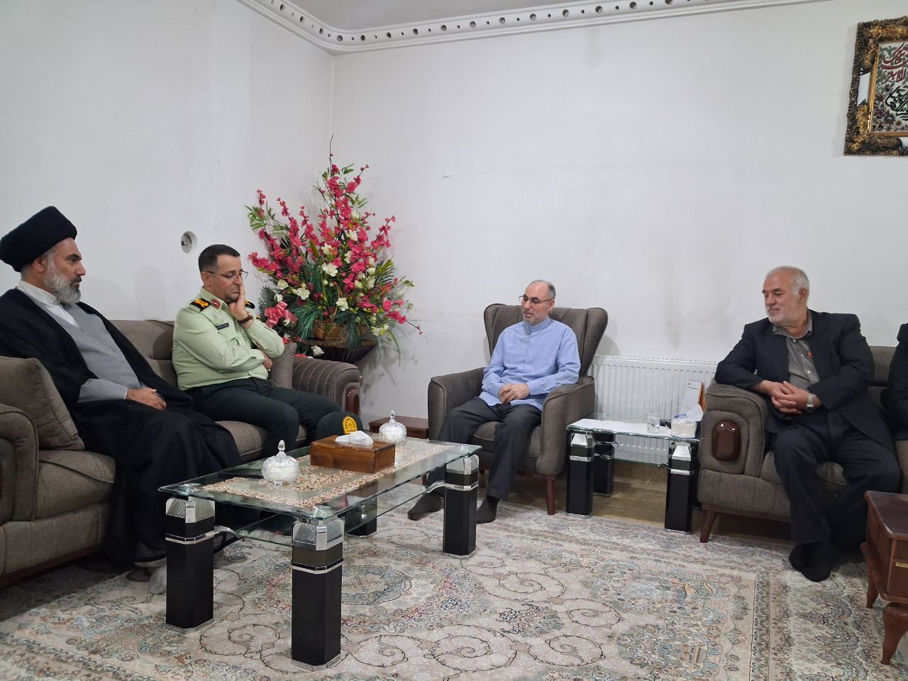 دیدار  فرمانده انتظامی استان آذربایجان غربی با بازنشسته اماموردی سهرابی