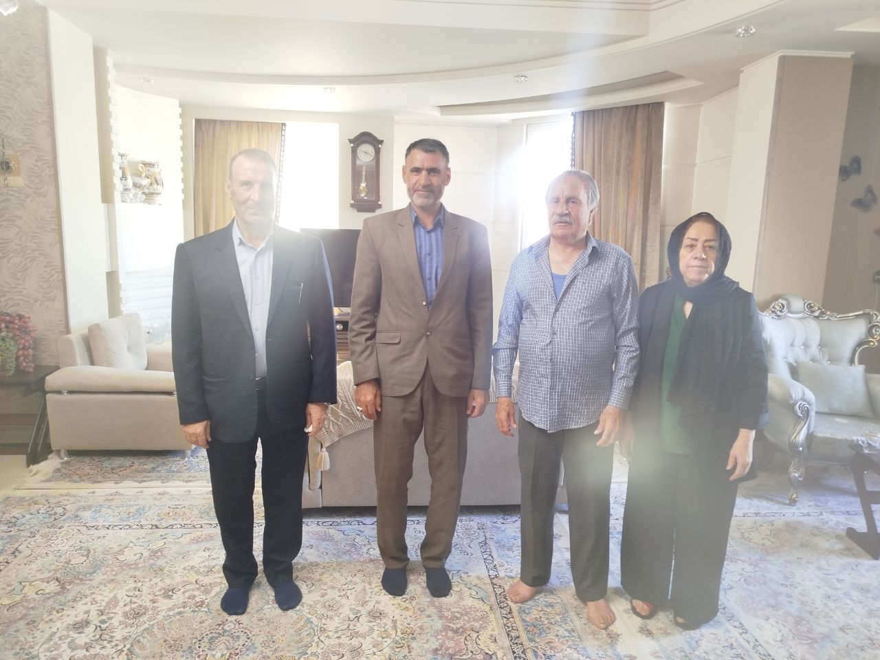 دیدار با ۱۱ پیشکسوت بازنشسته استان کرمانشاه