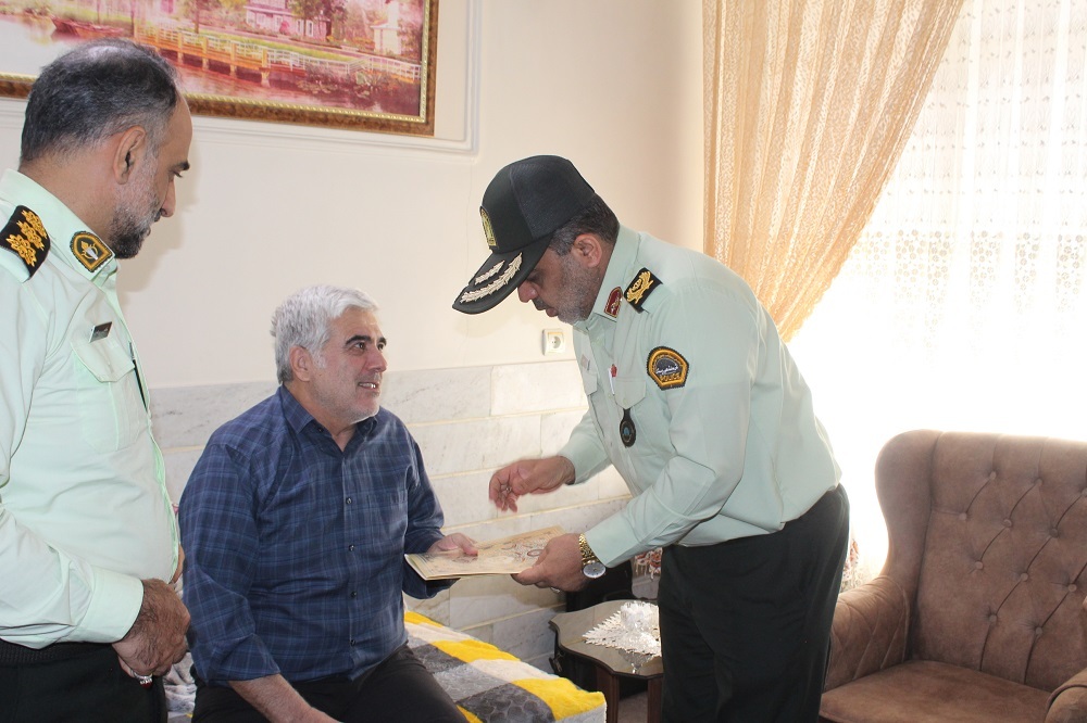 دیدار سردار القاصی مهر با سرهنگ قاسمی رئیس کانون شرق