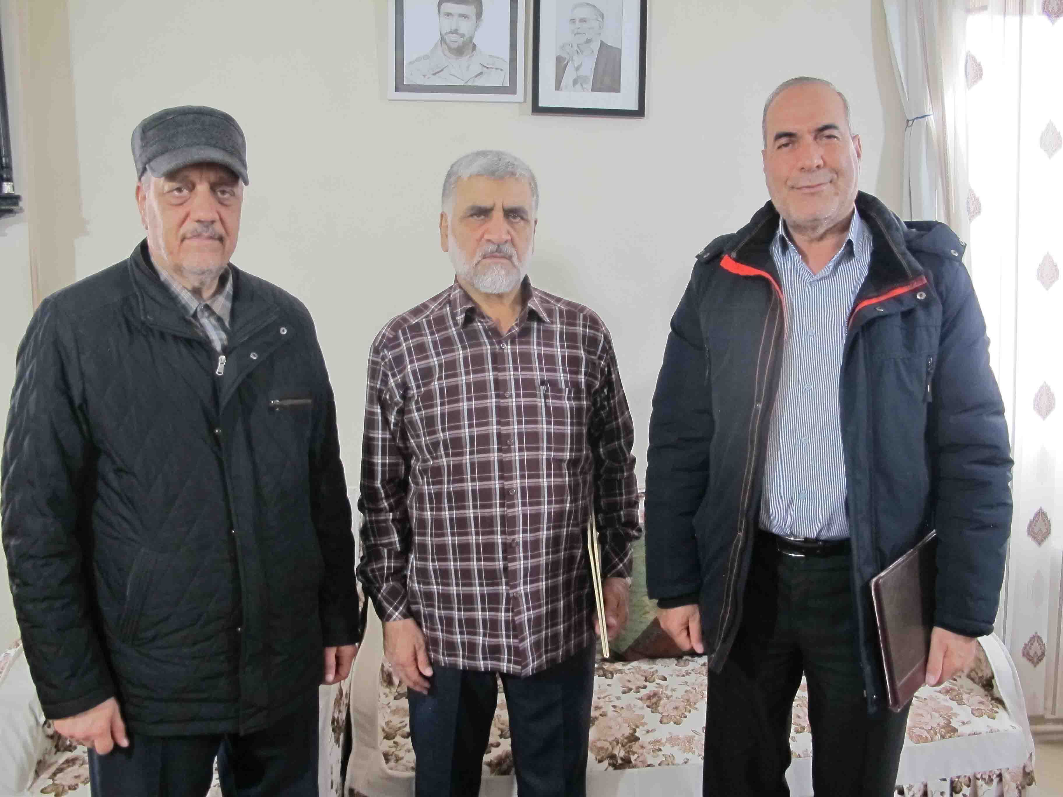 دیدار رئیس کانون بازنشستگان استان مرکزی با ۶ نفر از پیشکسوتان شهرستان اراک