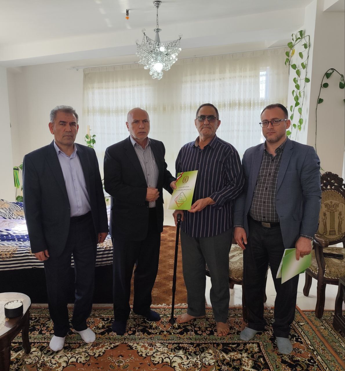 دیدار با ۷  بازنشسته و مستمری بگیر استان اردبیل