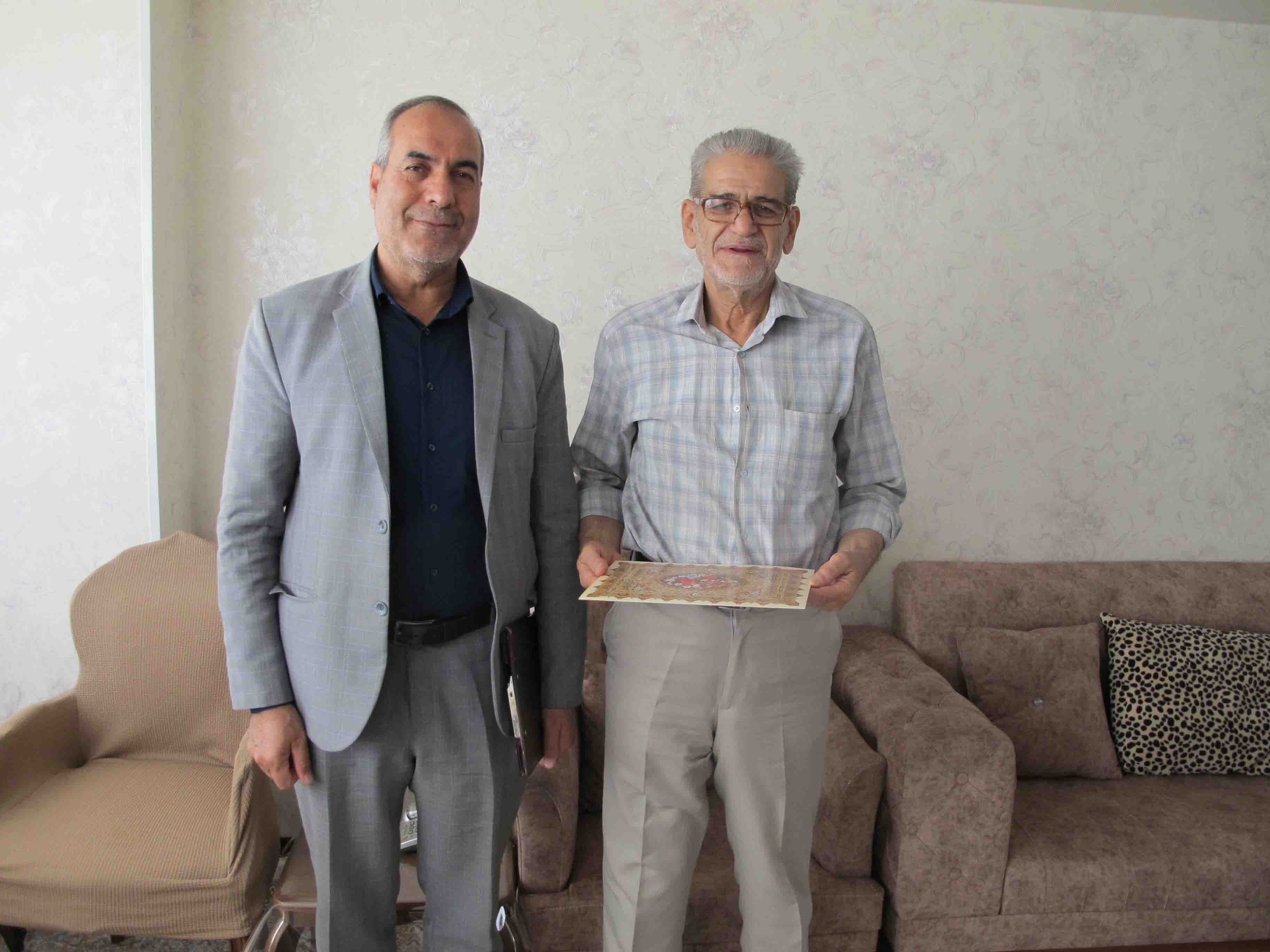 دیدار و سرکشی از ۵ نفر پیشکسوتان شهر اراک