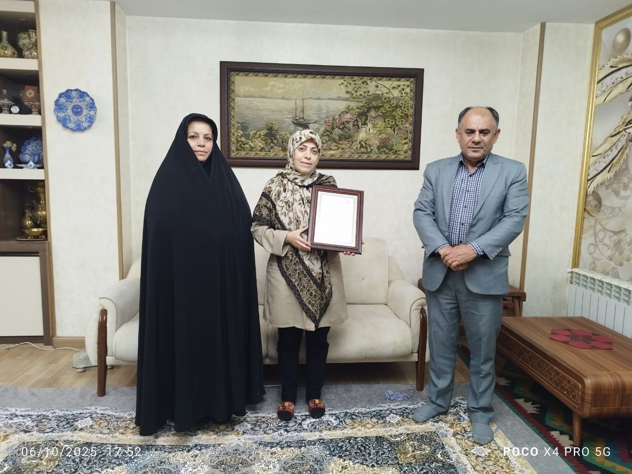 دیدار مدیر ارشد اداره بازنشستگی نیرو‌های مسلح استان البرز با ۶ نفر از بازنشستگان فراجا استان البرز