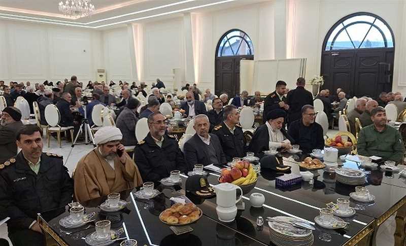 محفل انس و الفت بازنشستگان انتظامی گرگان برگزار شد