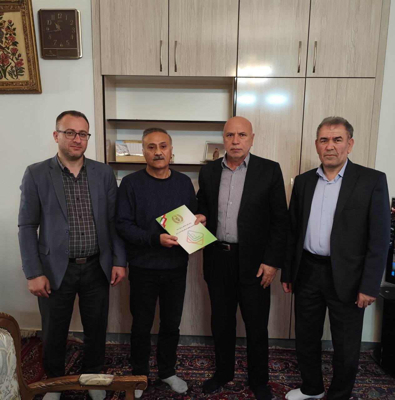 دیدار با ۷  بازنشسته و مستمری بگیر استان اردبیل