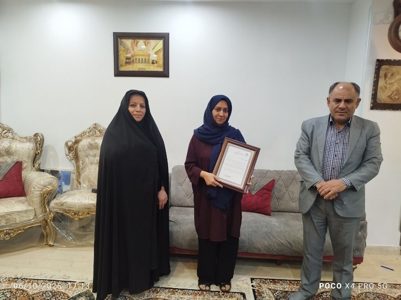 دیدار مدیر ارشد اداره بازنشستگی نیرو‌های مسلح استان البرز با ۶ نفر از بازنشستگان فراجا استان البرز