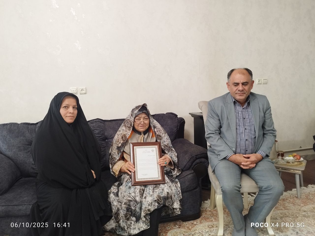 دیدار مدیر ارشد اداره بازنشستگی نیرو‌های مسلح استان البرز با ۶ نفر از بازنشستگان فراجا استان البرز