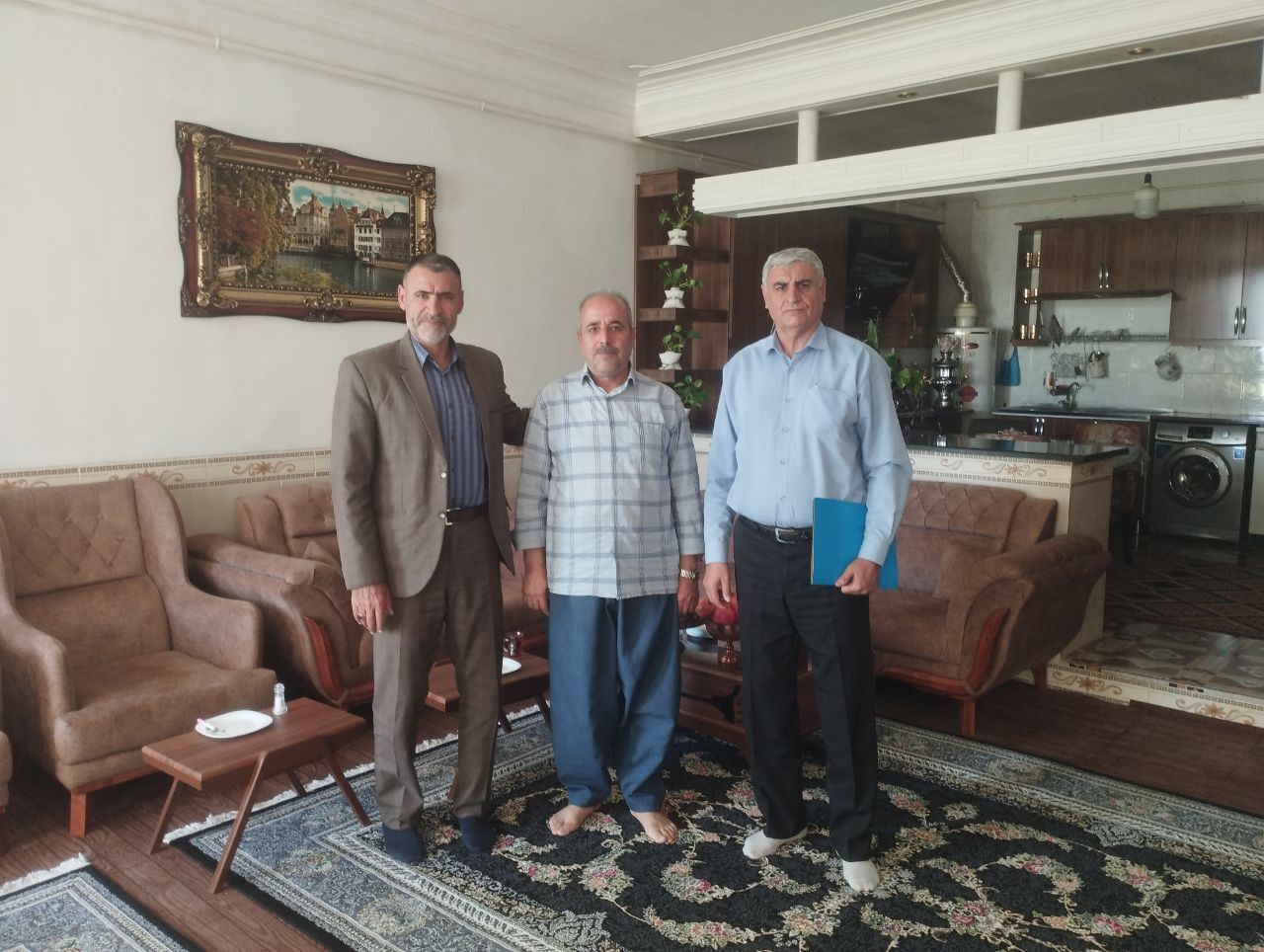 دیدار ۷ با پیشکسوت بازنشسته شهرستان صحنه