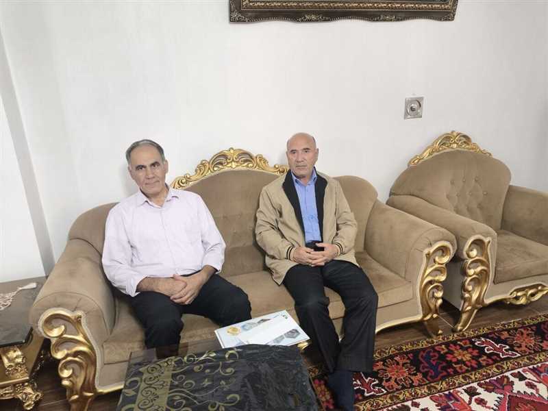 دیدار رئیس کانون بازنشستگان شهرستان میاندوآب با ۳ پیشکسوت بازنشسته