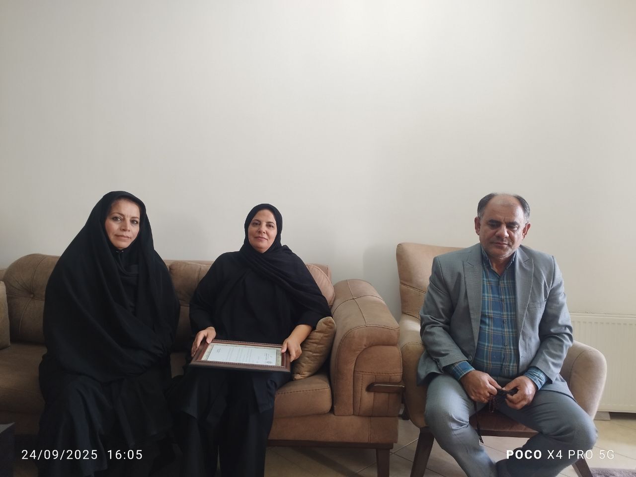 دیدار مدیر ارشد اداره بازنشستگی نیرو‌های مسلح استان البرز با ۵ نفر از بازنشستگان فراجا استان البرز