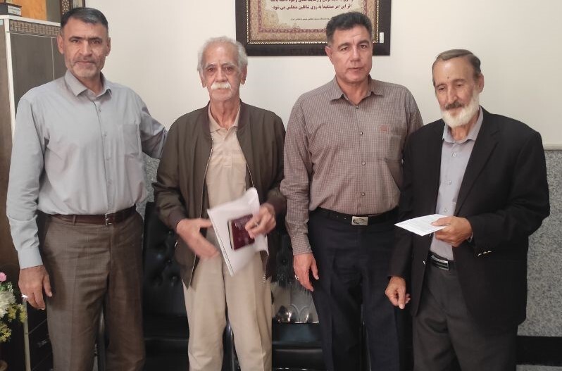 دیدار با ۸ پیشکسوت بازنشسته استان کرمانشاه