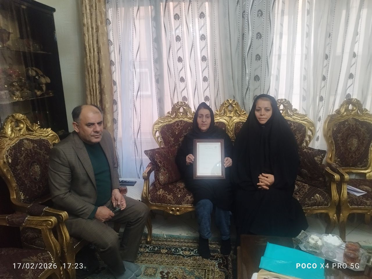 دیدار مدیر ارشد اداره بازنشستگی نیرو‌های مسلح استان البرز با ۱۵ نفر از اعضای وابسته زن فراجا استان البرز