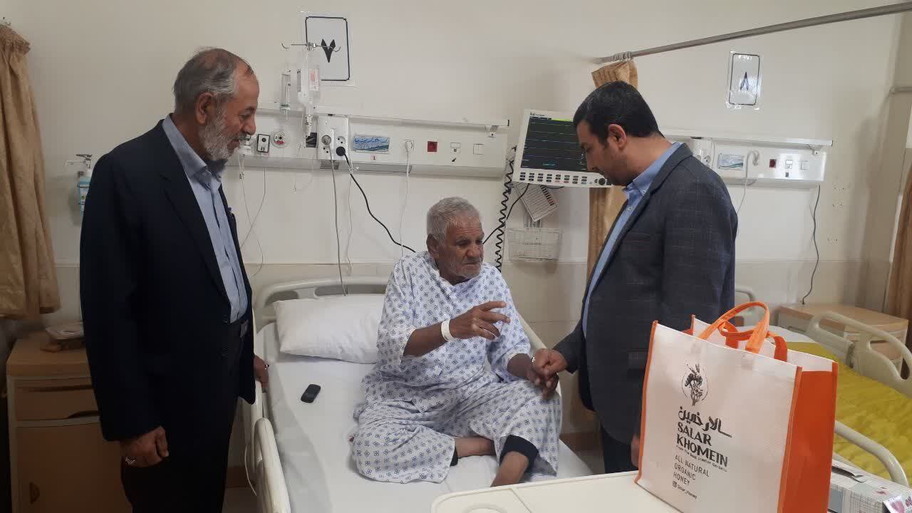عیادت و سرکشی در شهرستان ساوه با ۳ پیشکسوت به مناسبت هفته نیروی انتظامی