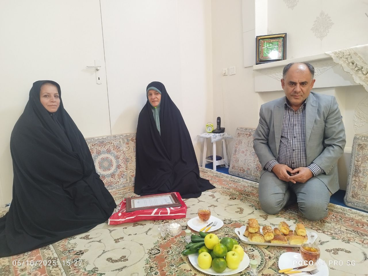 دیدار مدیر ارشد اداره بازنشستگی نیرو‌های مسلح استان البرز با ۶ نفر از بازنشستگان فراجا استان البرز
