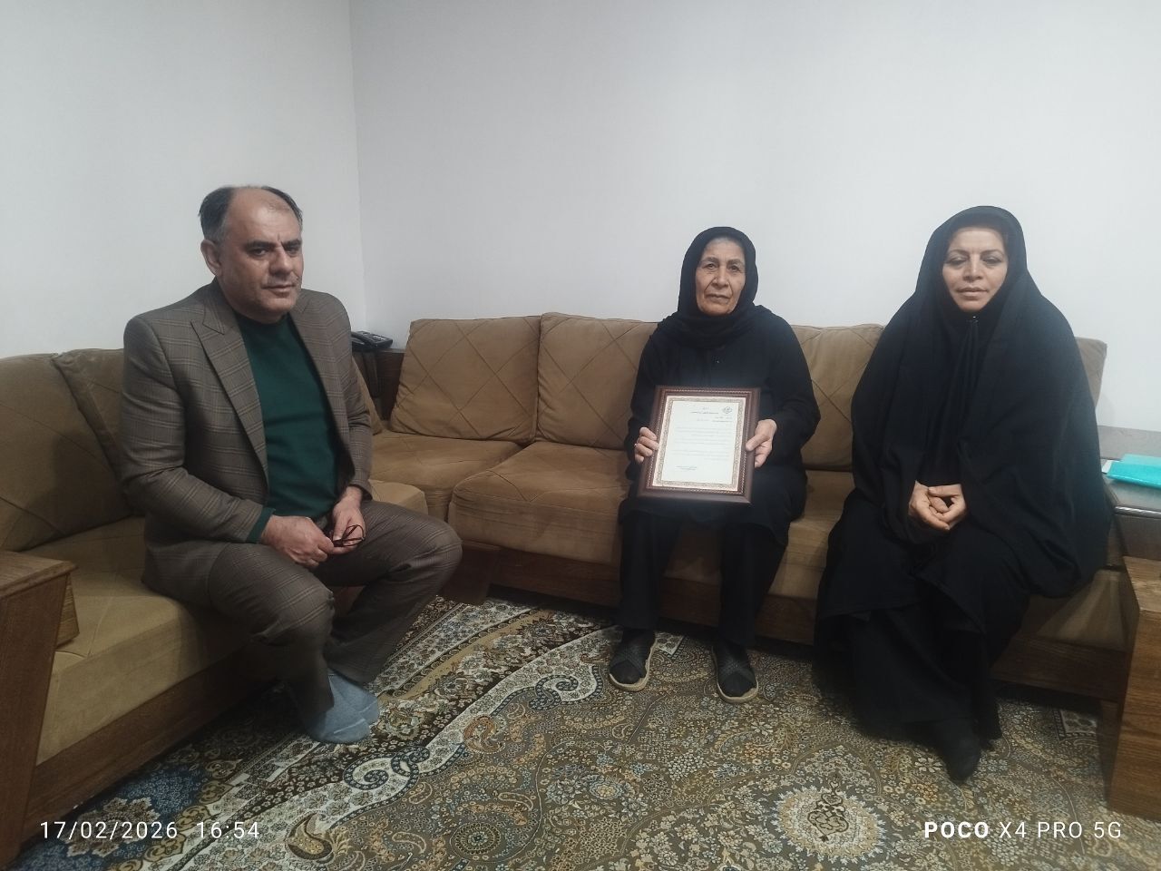 دیدار مدیر ارشد اداره بازنشستگی نیرو‌های مسلح استان البرز با ۱۵ نفر از اعضای وابسته زن فراجا استان البرز