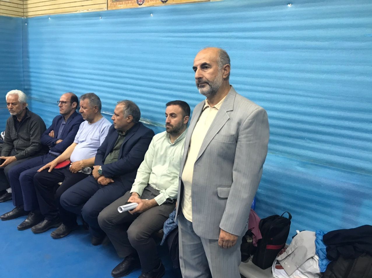 قهرمانی سرهنگ بازنشسته انتظامی سهراب گلمحمدی در اولین دوره مسابقات قهرمانی پیشکسوتان نیرو‌های مسلح در رشته تنیس روی میز