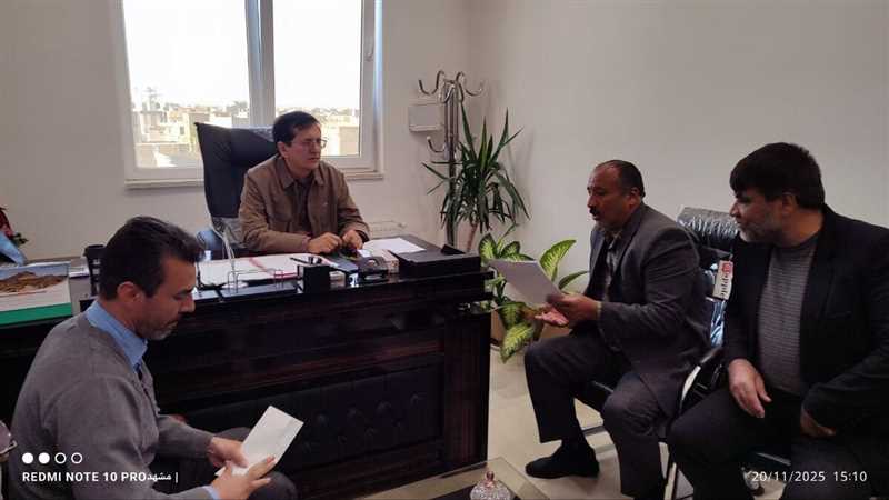 دیدار با نماینده  مجلس شورای اسلامی شهر ستان تربت جام تایباد باخرز صالح آباد