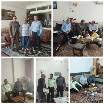دیدار ۷ با پیشکسوت بازنشسته شهرستان صحنه