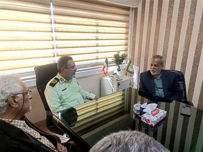 دیدار رئیس کانون بازنشستگان با معاون طرح و برنامه و بوجه فراجا