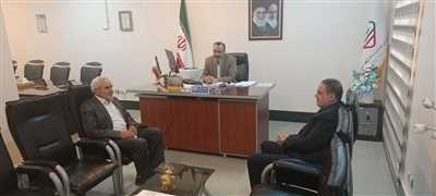 دیدار با مدیر کل تامین اجتماعی نیروهای مسلح استان لرستان