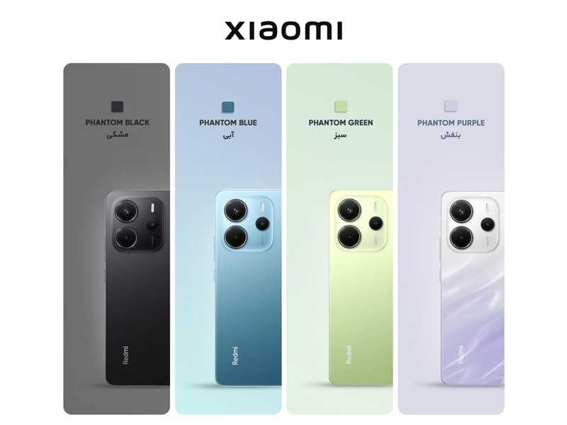 گوشی موبایل شیائومی مدل Redmi Note 14 4G دو سیم کارت ظرفیت 256 گیگابایت و رم 8 گیگابایت